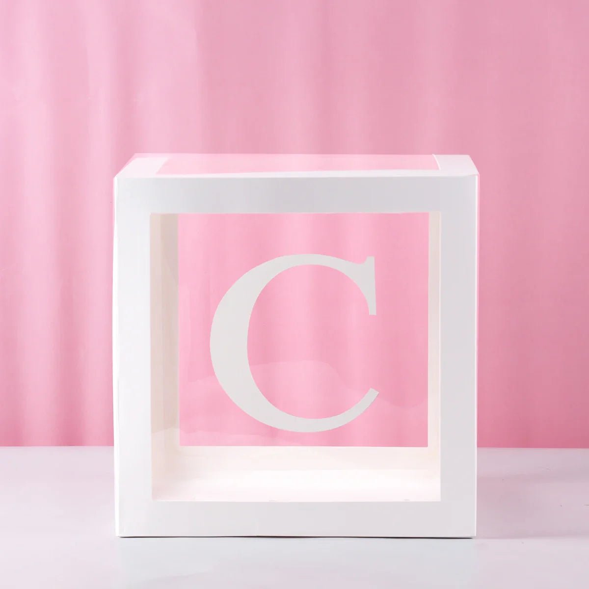 Transparent Balloon Box Baby Shower Decor - Cake Pops Parties