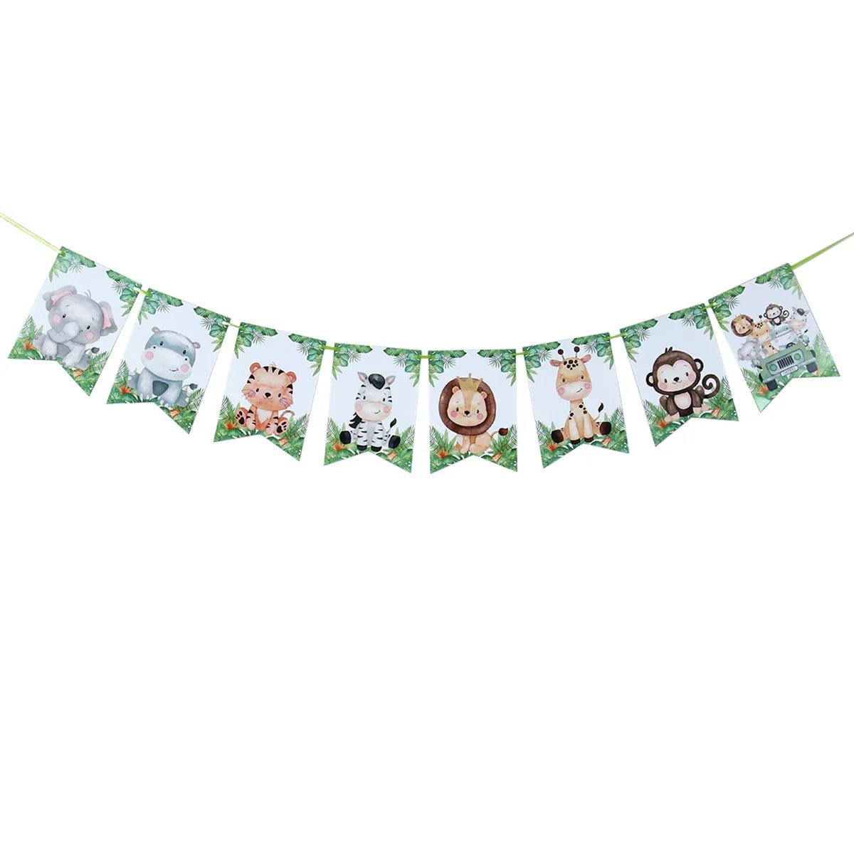 Tropic Greenery Party Paper Plates - Cake Pops Parties