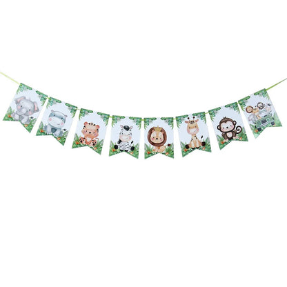 Tropic Greenery Party Paper Plates - Cake Pops Parties