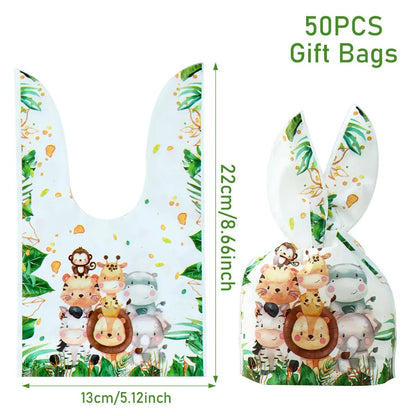 Tropic Greenery Party Paper Plates - Cake Pops Parties
