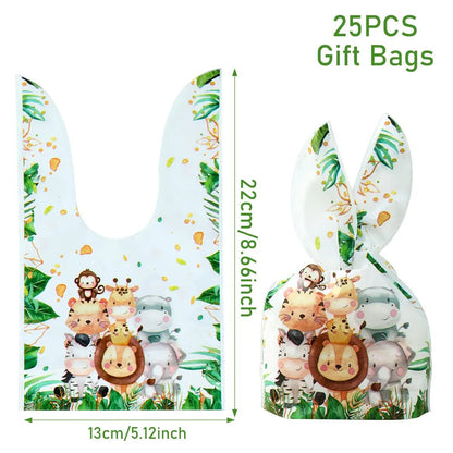 Tropic Greenery Party Paper Plates - Cake Pops Parties