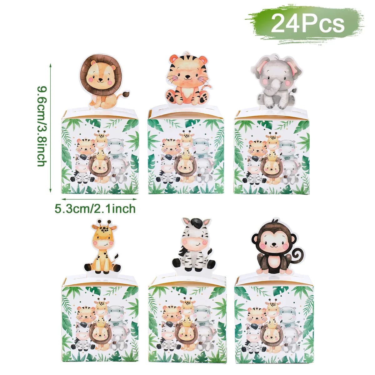 Tropic Greenery Party Paper Plates - Cake Pops Parties