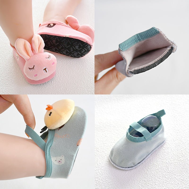 Ultra - Thin Baby Floor Socks - Cartoon Designs - Cake Pops Parties
