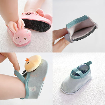 Ultra - Thin Baby Floor Socks - Cartoon Designs - Cake Pops Parties