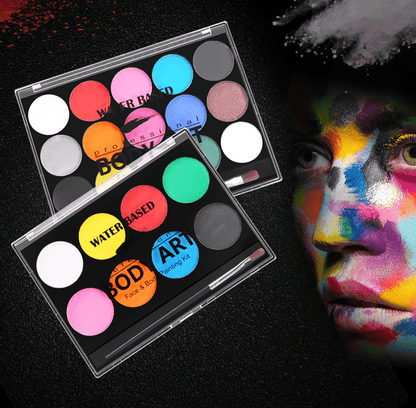 Vibrant Water - Based Face Paint Set - Cake Pops Parties