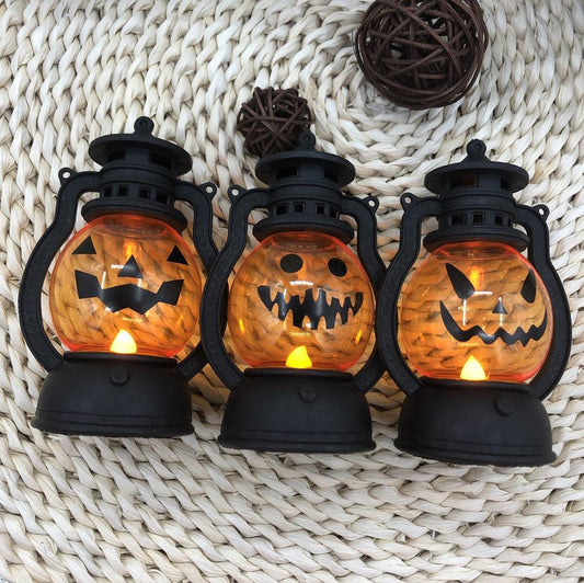 Vintage Pumpkin Lamp Halloween Decor - Cake Pops Parties