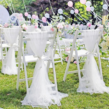 Wedding Decoration Tulle Roll - Crystal Organza Sheer Fabric - Cake Pops Parties