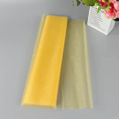 Wedding Decoration Tulle Roll - Crystal Organza Sheer Fabric - Cake Pops Parties