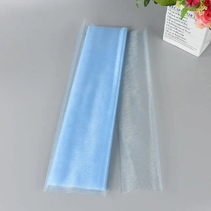 Wedding Decoration Tulle Roll - Crystal Organza Sheer Fabric - Cake Pops Parties