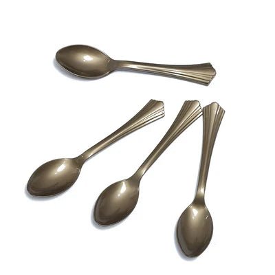 White Gold Party Dinnerware Set - Cake Pops Parties