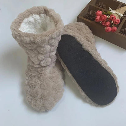 Winter Couple Slippers Non - Slip Velvet Socks - Cake Pops Parties