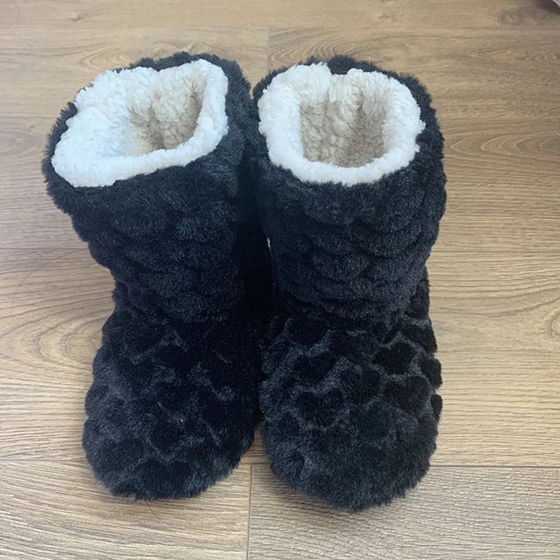 Winter Couple Slippers Non - Slip Velvet Socks - Cake Pops Parties