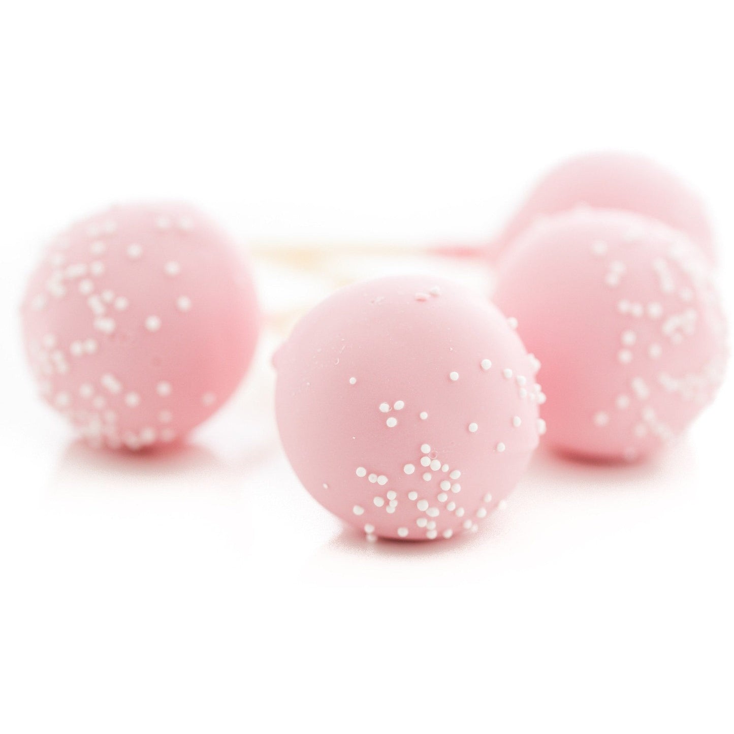 Pink Cake Pops for baby, bridal showers, birthday gifts - Cake Pops Parties